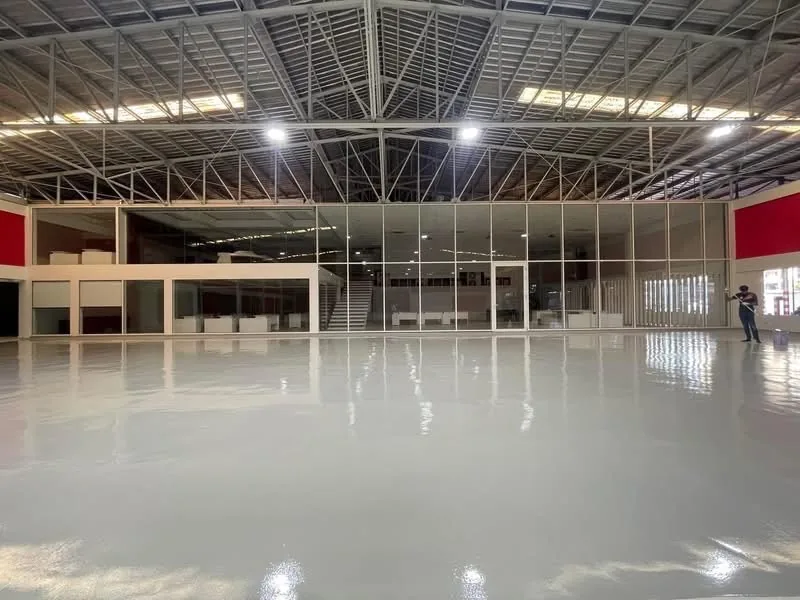 งานพื้น Epoxy ภายในพื้นที่ใช้งาน