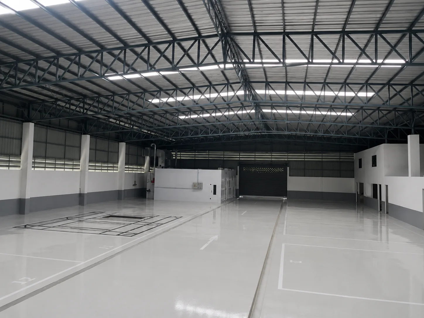 งานพื้น Epoxy ภายในพื้นที่ใช้งาน