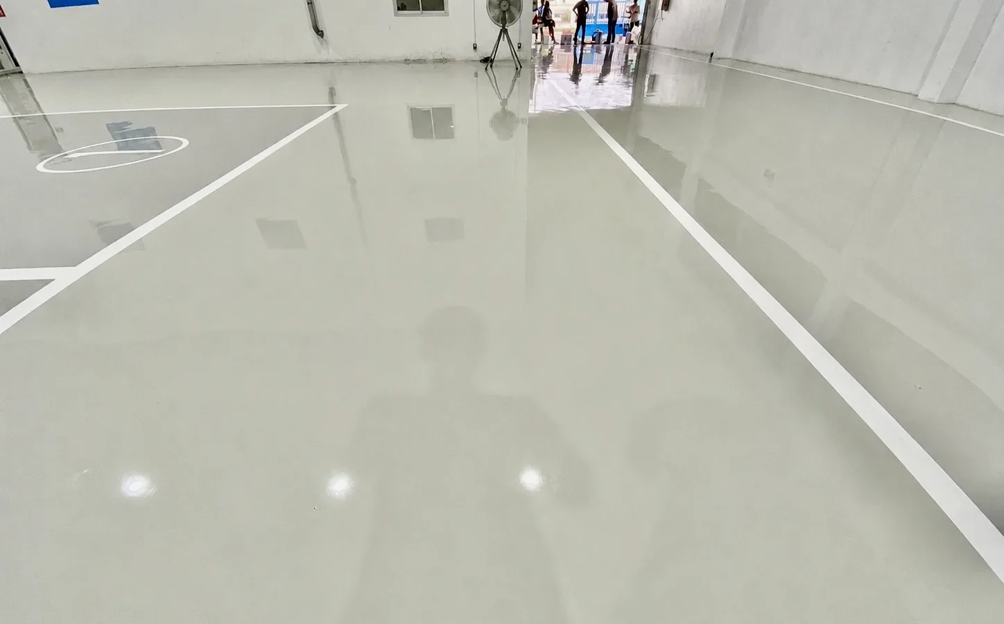งานพื้น Epoxy ภายในพื้นที่ใช้งาน