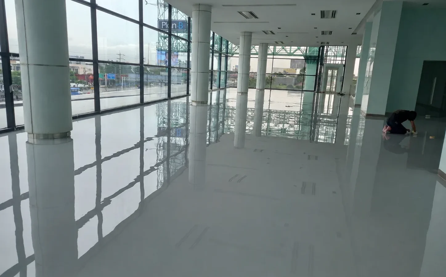 งานพื้น Epoxy ภายในพื้นที่ใช้งาน
