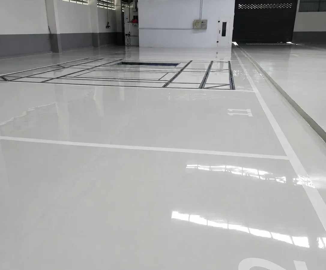 งานพื้น Epoxy ภายในพื้นที่ใช้งาน