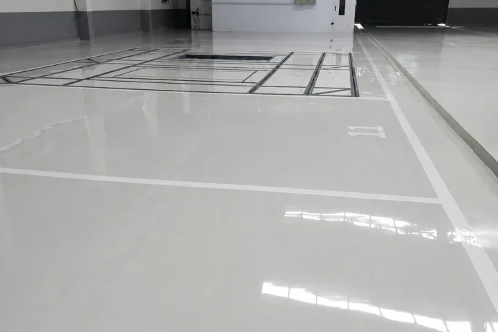 งานพื้น Epoxy ภายในพื้นที่ใช้งาน