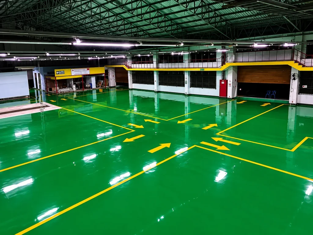 งานพื้น Epoxy ภายในพื้นที่ใช้งาน