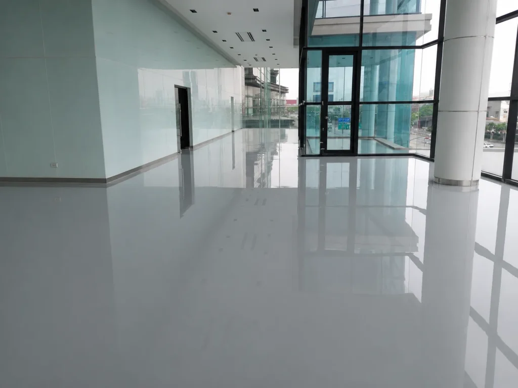 งานพื้น Epoxy ภายในพื้นที่ใช้งาน