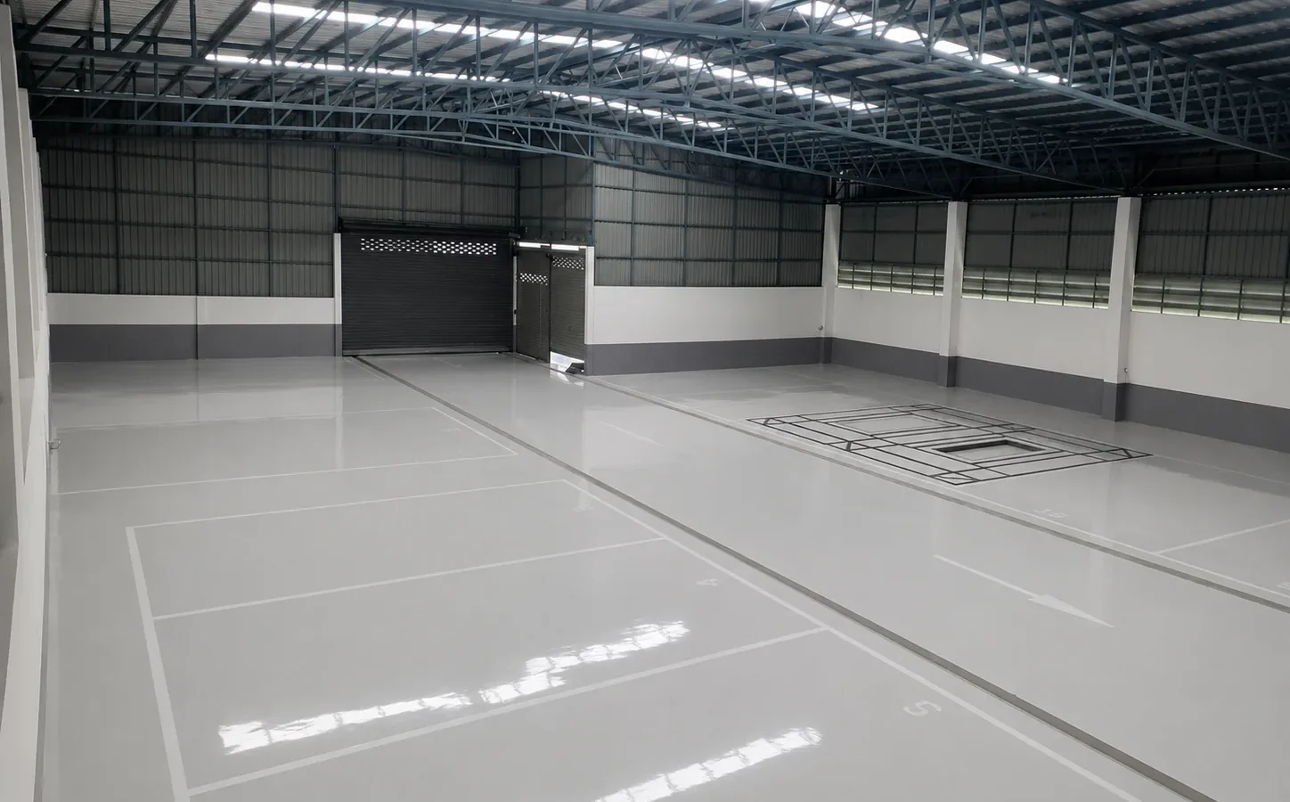 งานพื้น Epoxy ภายในพื้นที่ใช้งาน