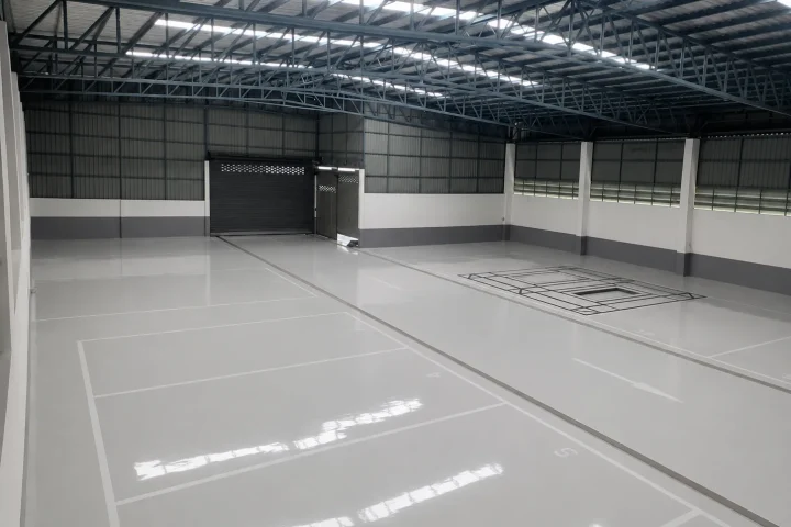 งานพื้น Epoxy ภายในพื้นที่ใช้งาน