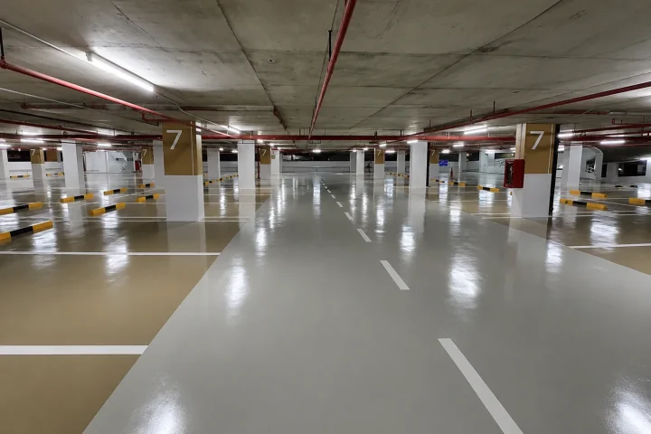 งานพื้น Epoxy ภายในพื้นที่ใช้งาน
