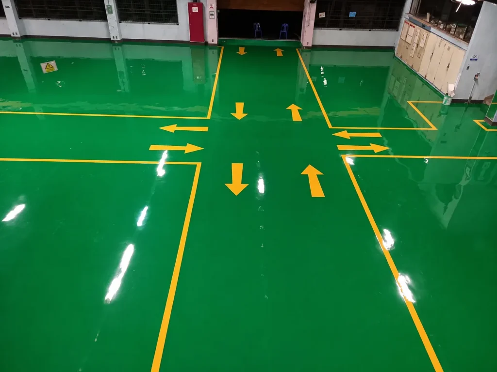 งานพื้น Epoxy ภายในพื้นที่ใช้งาน