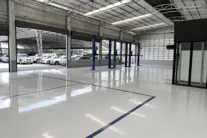 งานพื้น Epoxy ภายในพื้นที่ใช้งาน