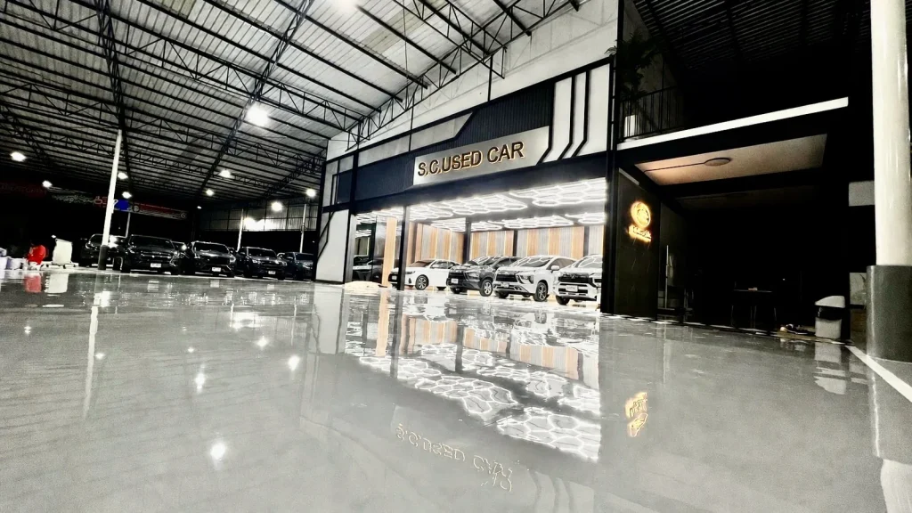 งานพื้น Epoxy ภายในพื้นที่ใช้งาน