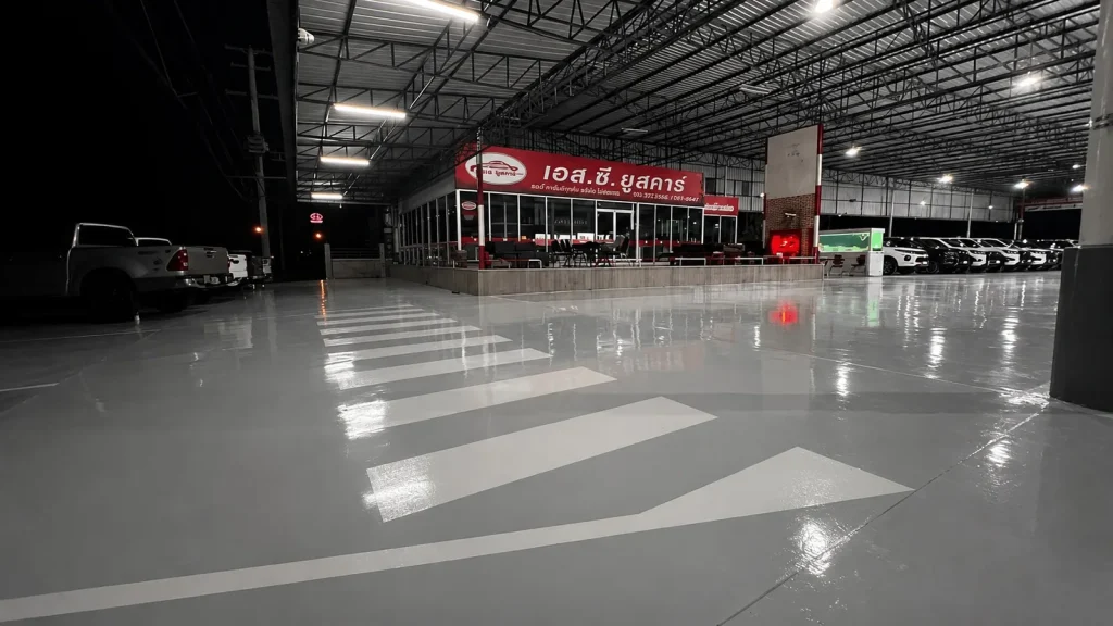 งานพื้น Epoxy ภายในพื้นที่ใช้งาน