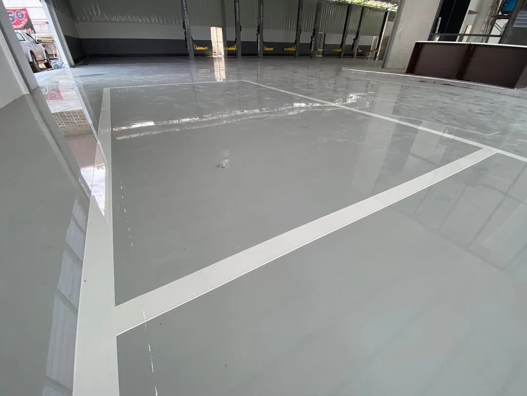 งานพื้น Epoxy ภายในพื้นที่ใช้งาน
