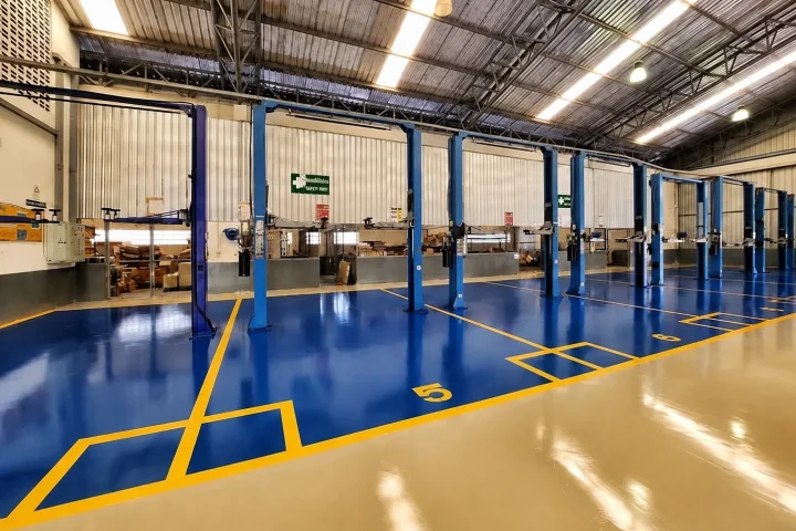 งานพื้น Epoxy ภายในพื้นที่ใช้งาน